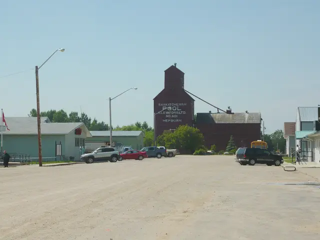 Main Street and the Saskatchewan Wheat Pool elevator